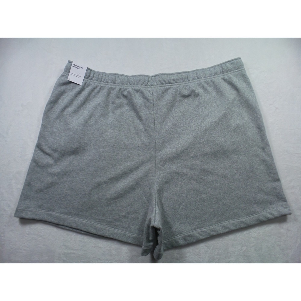 Nike Sportswear Shorts Womens 4X Gray Club Fleece Plus Mid Rise Standard Fit NWT - Picture 6 of 14